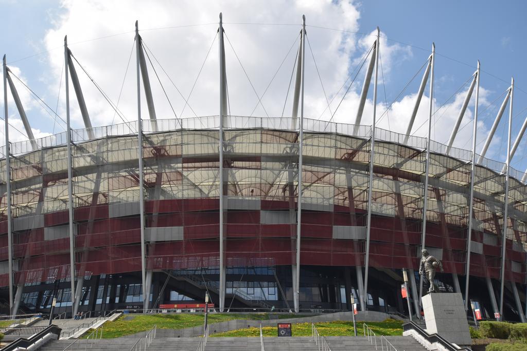 Elegant Apartment Stadion Narodowy Warschau Buitenkant foto